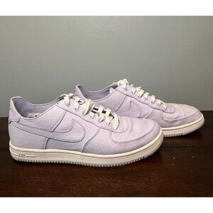 SIZE 7 - Nike Women's Air Force 1 Low Light Purple Sneakers - Canvas